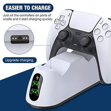 
                        
                          Load image into Gallery viewer, BEBONCOOL PS5 Controller Charger, PS5 Charging Station Dock w/LED Indicator - JOY2ESpree
                        
                      