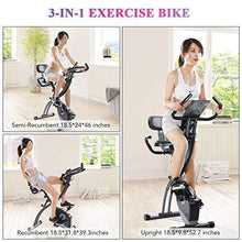 
                        
                          Cargar imagen en el visor de la galería, Exercise Bike Stationary Bike Foldable Magnetic Upright Recumbent Portable Fitness Cycle - JOY2ESpree
                        
                      