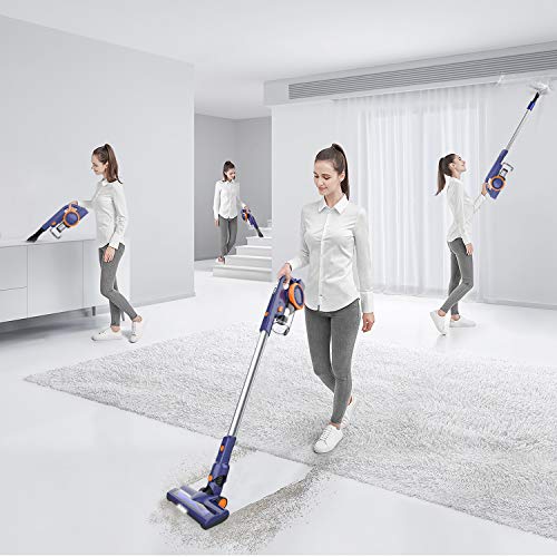 ORFELD Cordless Vacuum, 18000pa Stick Vacuum 4 in 1, Up to 50 Minutes Runtime, with Dual Digital Motor for Deep Clean Whole House - JOY2ESpree