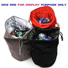 
                        
                          गैलरी व्यूवर में इमेज लोड करें, IvyFieldDice Red/Grey/Black Drawstring Dice Bag - JOY2ESpree
                        
                      