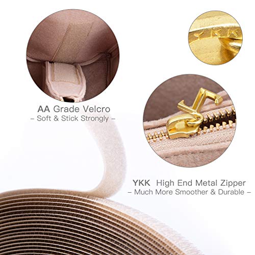 High End Purse Organizer insert, Bag Organizer with YKK zipper, Fit LV Speedy, Neverfull,Tote.5 Sizes