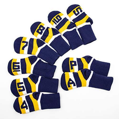 Golf Iron Covers,Golf Iron Head Covers Knitted Golf Iron Covers Set 9pcs - JOY2ESpree