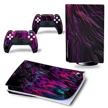 
                        
                          Load image into Gallery viewer, PS5 Skin Stickers Decal Full Body Vinyl Cover for Playstation 5 Console and Controllers (Disk Edition, Purple Stripes) - JOY2ESpree
                        
                      