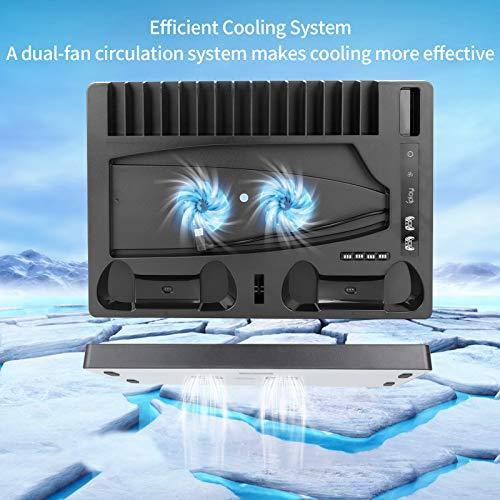 WiseZen PS5 Vertical Stand, Cooling Fan for PS5 & PS5 Digital Edition Console - JOY2ESpree