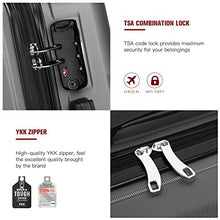 
                        
                          將圖片載入圖庫檢視器 Kono 3 Pieces Luggage Set Hard Shell with Spinner Wheels Lightweight Rolling Suitcases Set with YKK Dual Zipper TSA Lock for Travel (Grey)
                        
                      