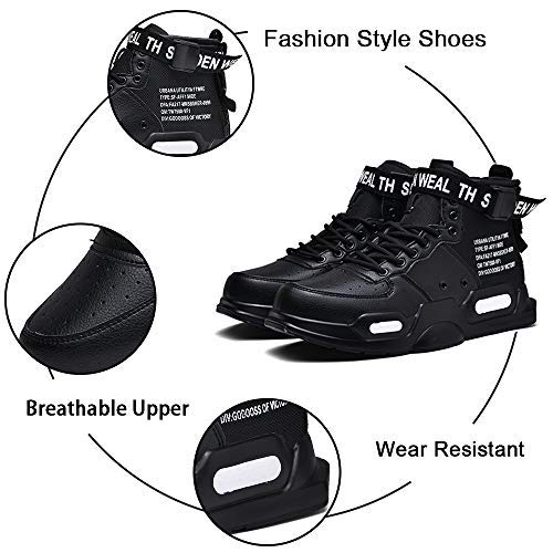XIDISO Fashion Mens Women Sneakers High and Low Top Walking Shoes Sport Athletic Casual Shoe for Men
