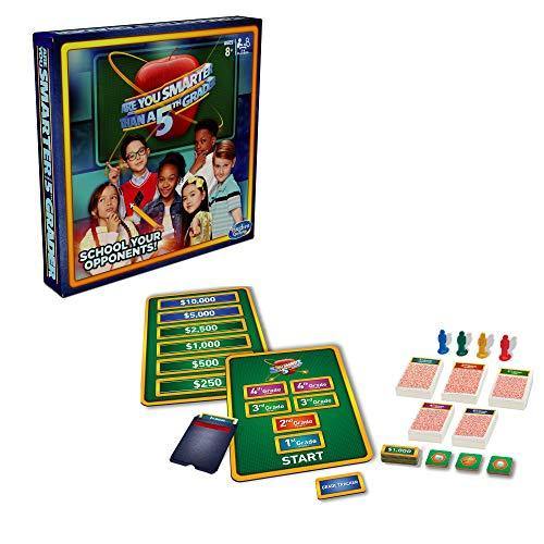 Hasbro Gaming are You Smarter Than a 5th Grader Board Game for Kids Ages 8 & Up - JOY2ESpree