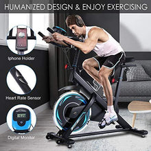 
                        
                          將圖片載入圖庫檢視器 FUNMILY Indoor Exercise Bike Stationary, 49LBS Cycling Bike with Heart Rate Monitor &amp; LCD Monitor - JOY2ESpree
                        
                      