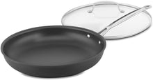 
                        
                          Muat gambar ke penampil Galeri, Cuisinart 622-30G Chef's Classic Nonstick Hard-Anodized 12-Inch Skillet with Glass Cover, Black - JOY2ESpree
                        
                      