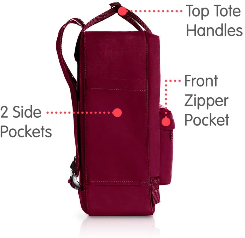 Fjallraven, Kanken Classic Backpack for Everyday, Ox Red