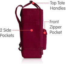
                        
                          Load image into Gallery viewer, Fjallraven, Kanken Classic Backpack for Everyday, Ox Red
                        
                      