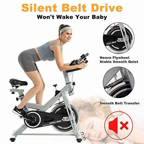 BINHIA Exercise Bike Indoor Cycling Bike Stationary - Cycle Bike with Ipad Mount &Comfortable Seat Cushion - JOY2ESpree