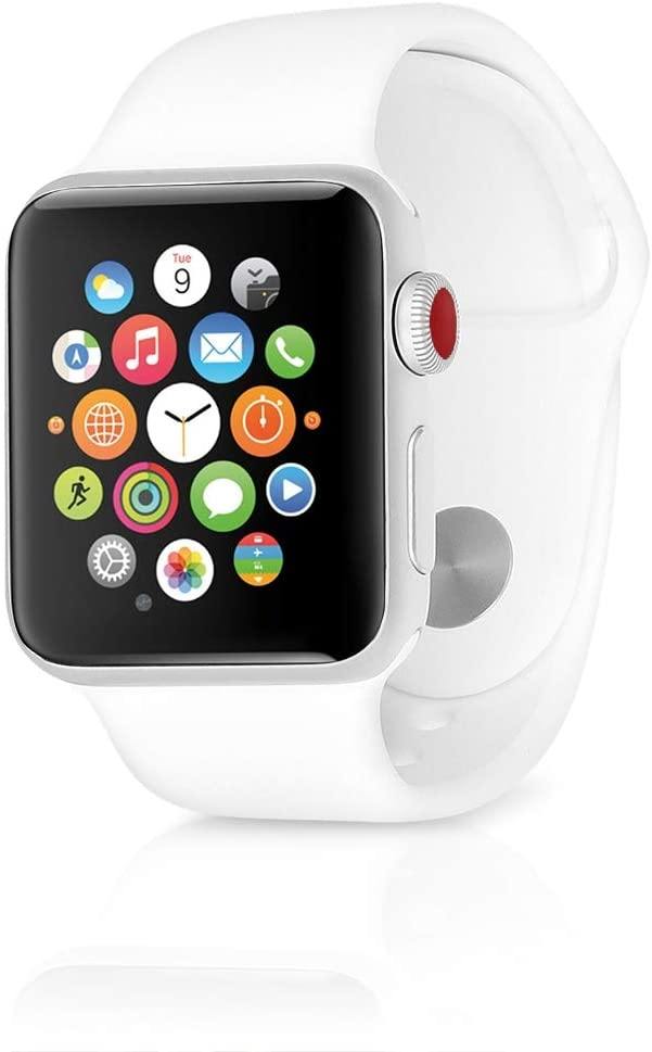 Apple Watch Series 3 (GPS + Cellular, 38MM) - Space Gray Aluminum Case with Black Sport Band (Renewed) - JOY2ESpree