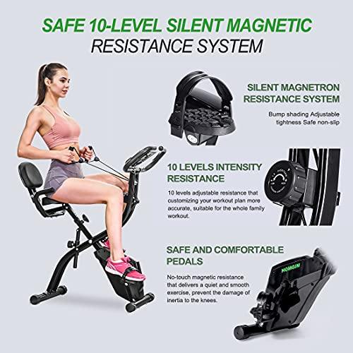 HOMGIM Folding Exercise Bike Indoor Cycling Bike - JOY2ESpree