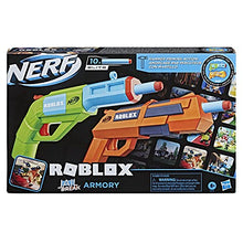 
                        
                          Load image into Gallery viewer, NERF Roblox Jailbreak: Armory, Includes 2 Hammer-Action Blasters, 10 Elite Darts, Code to Unlock in-Game Virtual Item
                        
                      