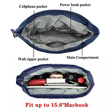 
                        
                          將圖片載入圖庫檢視器 Canvas Tote Bag Waterproof Nylon Multi Pocket Shoulder Bags Laptop Work Bag Teacher Purse and Handbags for Women &amp; Men
                        
                      