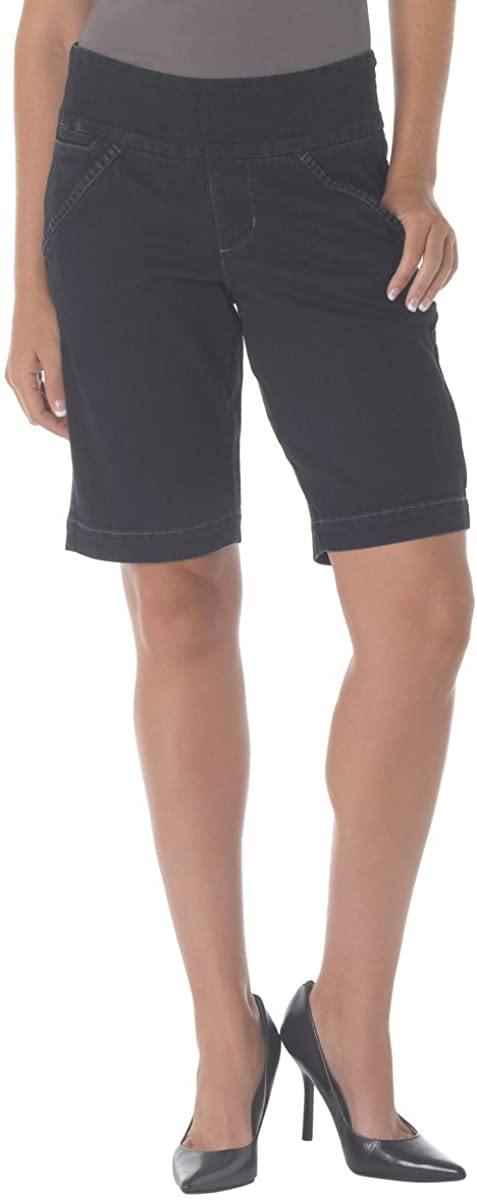 Jag Jeans Women's Ainsley Pull on Classic Fit Denim Bermuda Short