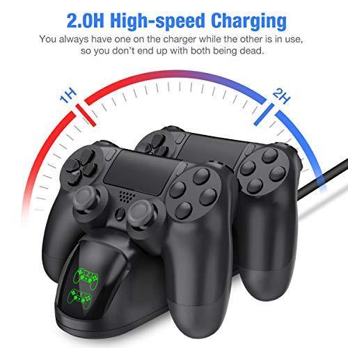 BEBONCOOL PS4 Controller Charger, Controller USB Charging Station Dock for DualShock 4 - JOY2ESpree
