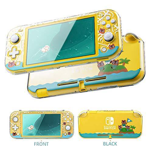 DLseego Protective Case for Nintendo Switch Lite, Hard PC Clear Anti-Shock Split Cover for Animal Crossing Design - JOY2ESpree