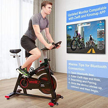 
                        
                          画像をギャラリービューアに読み込む, SNODE Indoor Cycling Bike with APP, Magnetic Exercise Bike with Tablet Holder, Stationary Bike Compatible with ZWIFT, Kinomap - JOY2ESpree
                        
                      