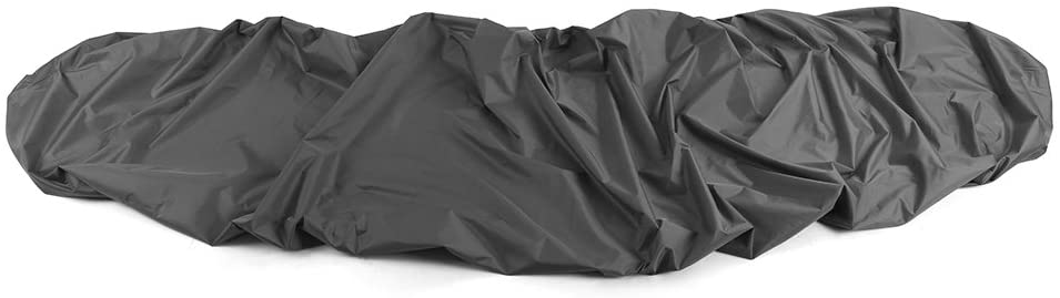Blusea Waterproof Kayak Cover, 6.8-19.6ft UV Resistant Kayak Canoe Cover - Professional Boat Storage Cover Shield, Blue/Grey [8 Size]