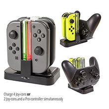 
                        
                          Load image into Gallery viewer, Orzly Nintendo Switch Joy Con Charging Dock, Pro Controller Charging Station - JOY2ESpree
                        
                      