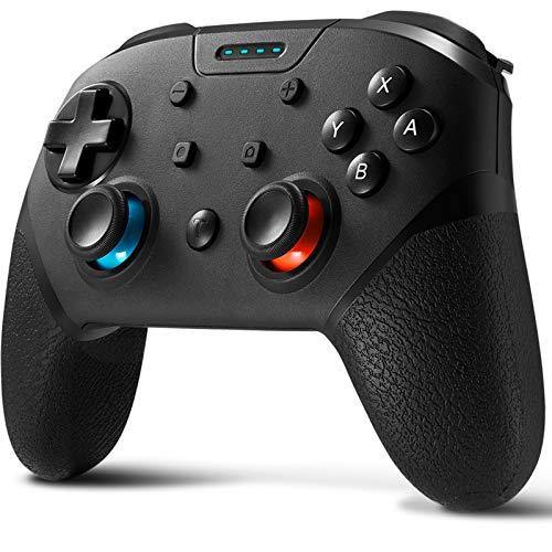 BINBOK Switch Pro Controller, Wireless Switch Controller with Adjustable Turbo/Dual Vibration/6-Axis - JOY2ESpree