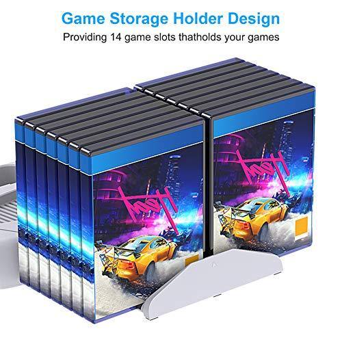 Vertical Stand with Cooling Fan for PS5 Console and Playstation 5 Digital Edition - JOY2ESpree