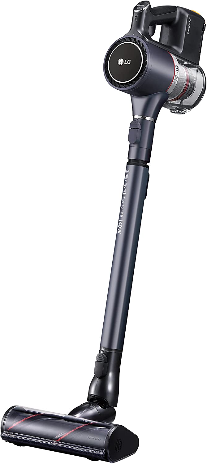 LG Cordzero A9 Ultimate, Two Batteries, for Hard-Floor, Carpet, Mattress, Car (A907GMS) Cordless Stick Vacuum, Matte Grey - JOY2ESpree
