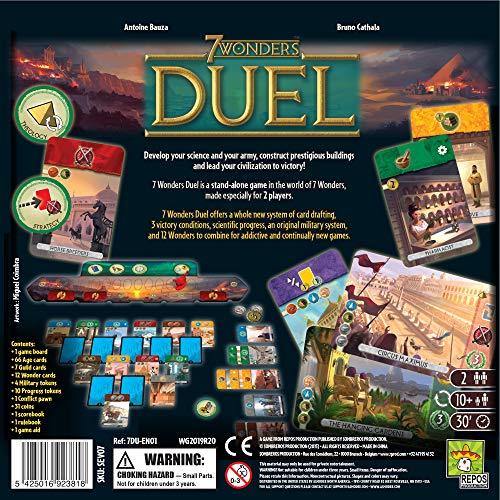 7 Wonders Duel Board Game (BASE GAME) | Board Game for 2 Players - JOY2ESpree