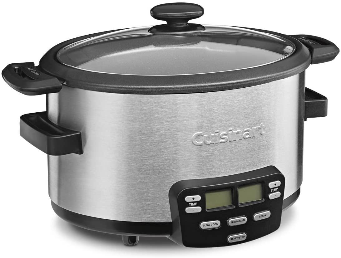 Cuisinart MSC-600 3-In-1 Cook Central 6-Quart Multi-Cooker: Slow Cooker, Brown/Saute, Steamer - JOY2ESpree