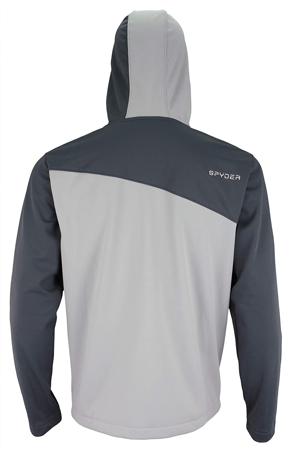Spyder Mens Hydroweb Hooded Softshell Jacket, Color Variation