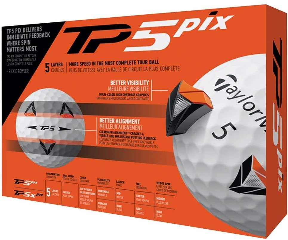 TaylorMade TP5 pix Golf Balls - JOY2ESpree