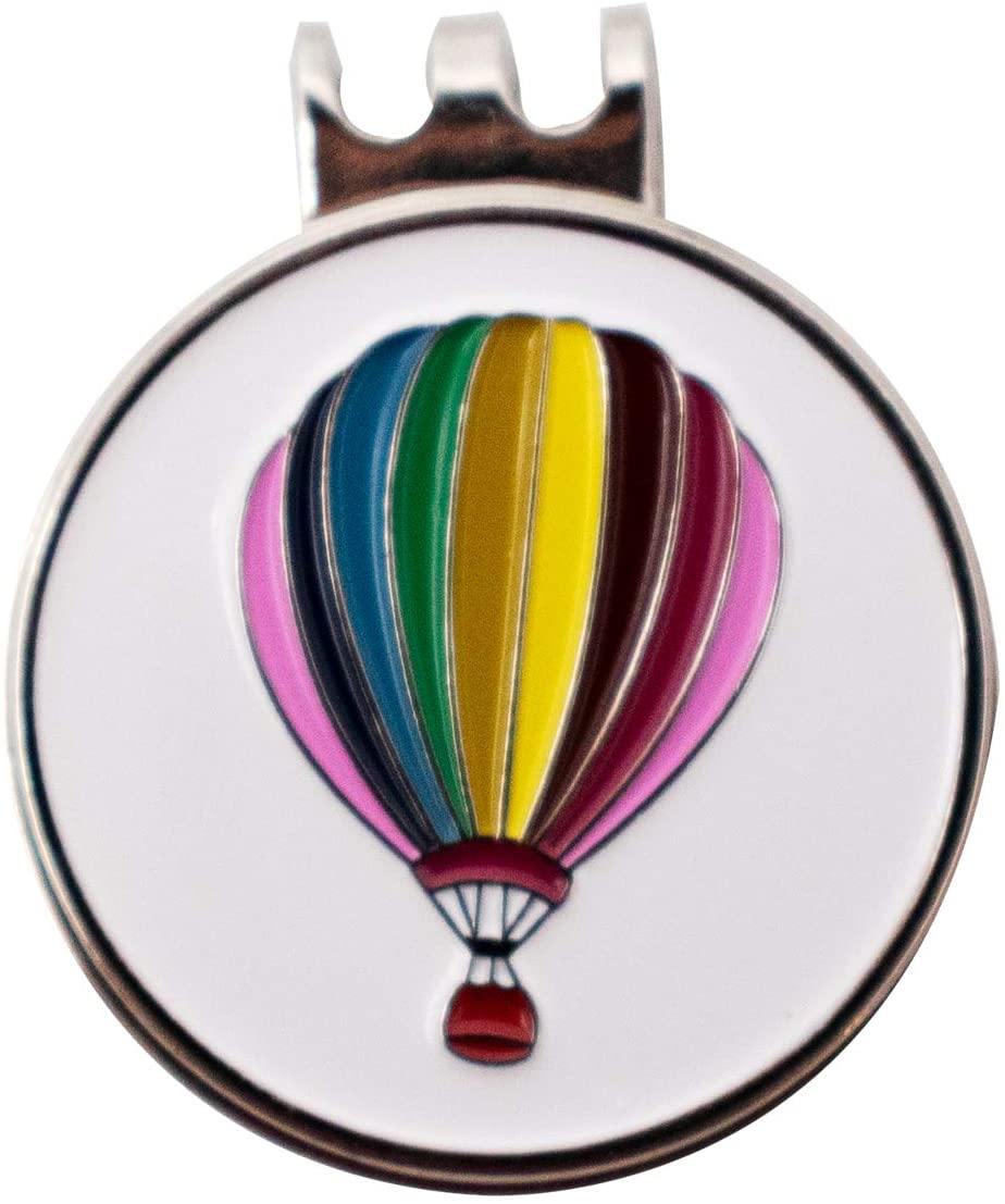 DA VINCI Magnetic Golf Hat Clip with 1 Inch Embossed Metal Golf Ball Marker - JOY2ESpree