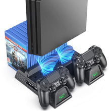
                        
                          Load image into Gallery viewer, OIVO PS4 Stand Cooling Fan Station for Playstation 4/PS4 Slim/PS4 Pro - JOY2ESpree
                        
                      