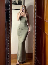 
                        
                          Muat gambar ke penampil Galeri, AnotherChill Women's Casual Lounge Slip Long Dress Sexy Sleeveless Backless Bodycon Maxi Dresses 2022 Spring Slim Elegant
                        
                      