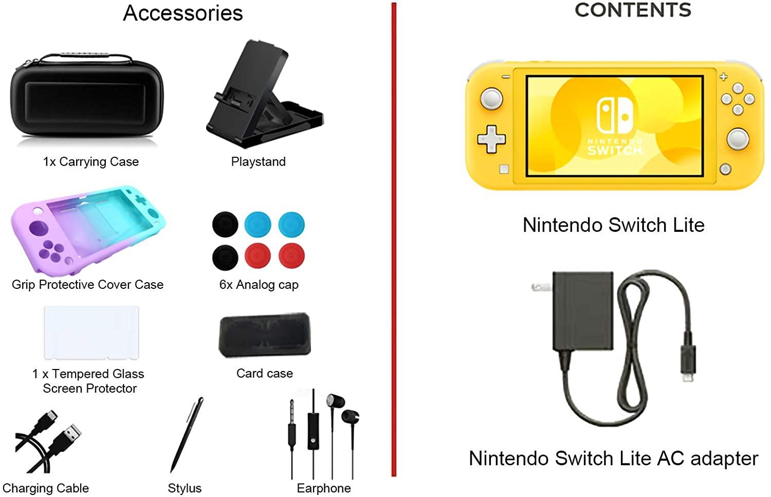 Newest Nintendo Switch Lite - 5.5" Touchscreen Display, Built-in Plus Control Pad - JOY2ESpree