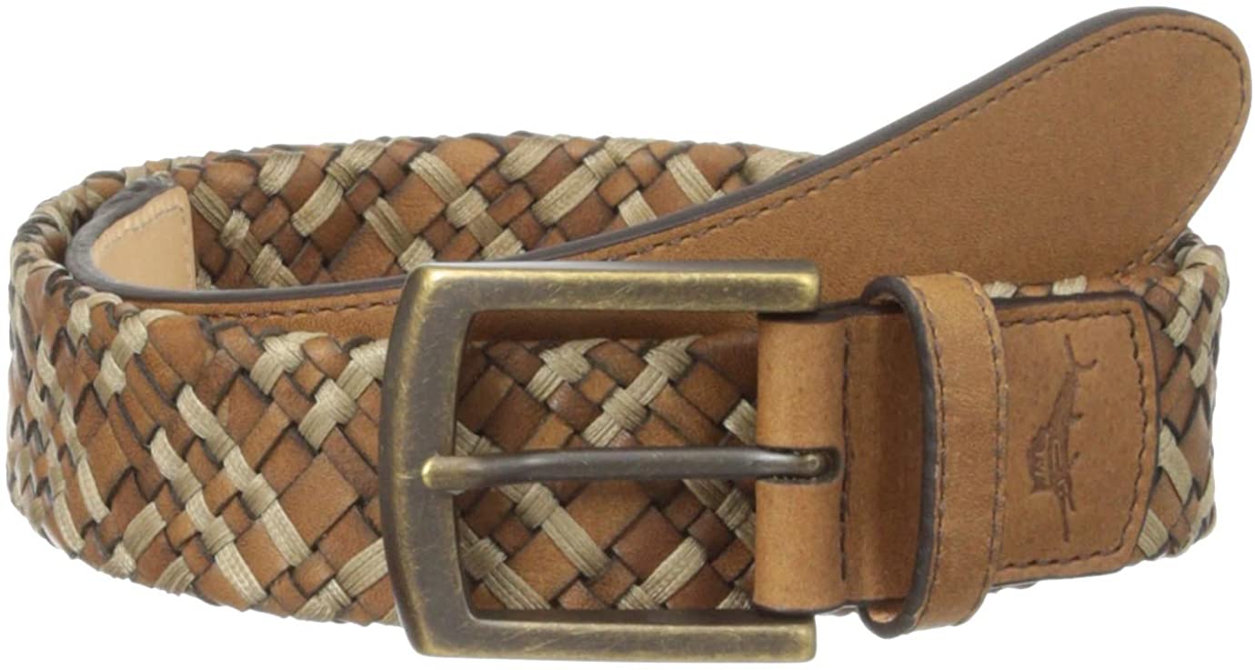 Tommy Bahama Men's Largo XL Woven Braid Belt