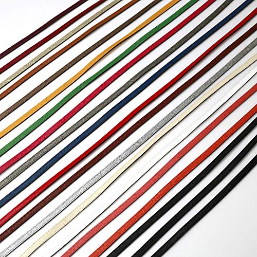 VanEnjoy Adjustable Genuine Leather Crossbody Straps Replacement - Width 1/2“, Length 25”-51”
