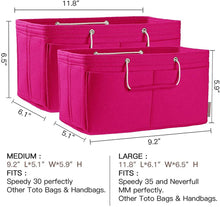 
                        
                          Cargar imagen en el visor de la galería, Purse Organizer, Multi-Pocket Felt Handbag Organizer, Purse Organizer Insert with Handles, Medium, Large, X-Large
                        
                      