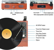 
                        
                          Muat gambar ke penampil Galeri, Record Player-13 in 1 Turntable with Speakers Vinyl Recording LP Bluetooth USB TF Card FM Radio Aux Input RCA Line Out and Headphone Jack - JOY2ESpree
                        
                      