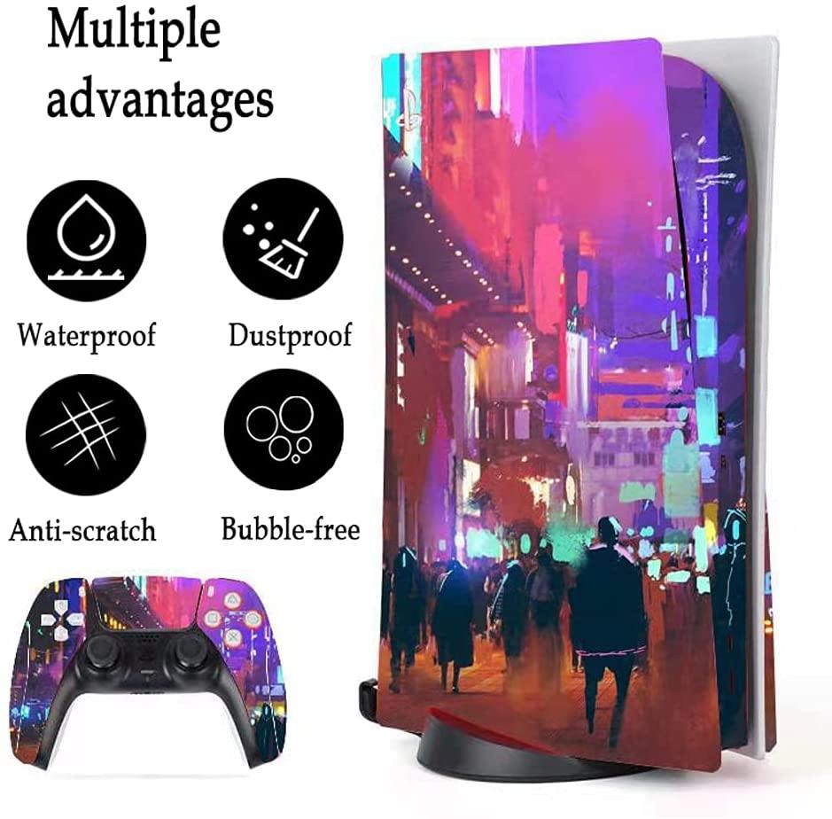 PS5 Skin for Console and Controller, Vinyl Sticker Decal Cover for Playstation 5 - JOY2ESpree