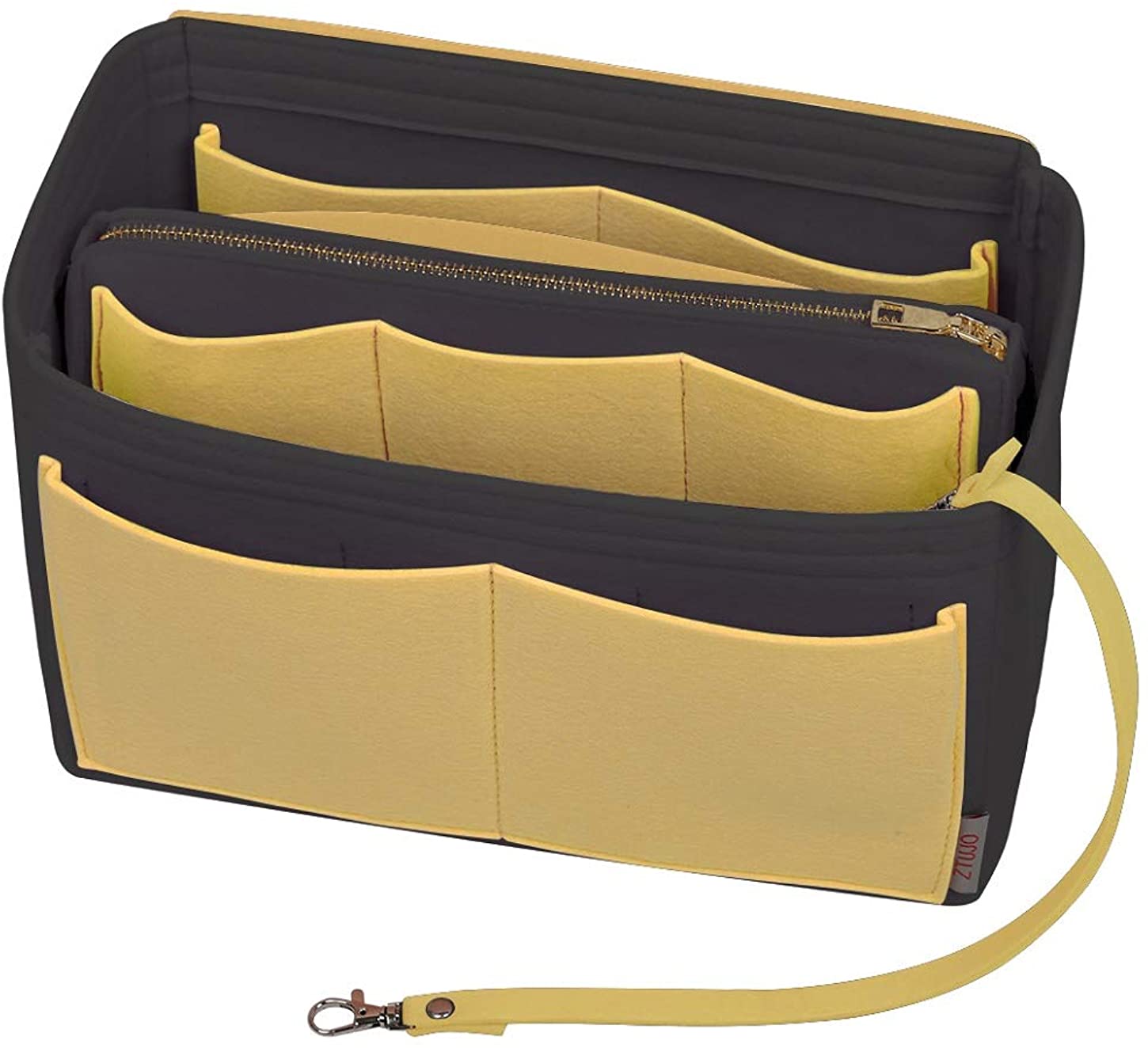 Purse Organizer Insert, Felt Bag organizer with zipper, Handbag & Tote Shaper, For Speedy Neverfull Tote, 5 Sizes