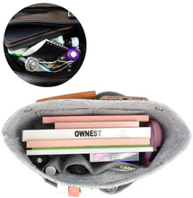 
                        
                          Load image into Gallery viewer, DLseego Felt Tote Handbag Purse Cosmetic Storage Makeup Bag Pocketbook Organizer Insert Divider Shaper Bag in Bag
                        
                      