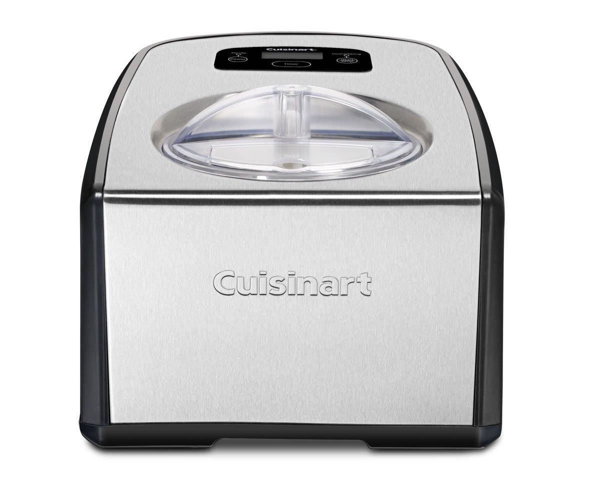 Cuisinart ICE-100 Compressor Ice Cream and Gelato Maker, Silver, 1-1/2-Quart - JOY2ESpree