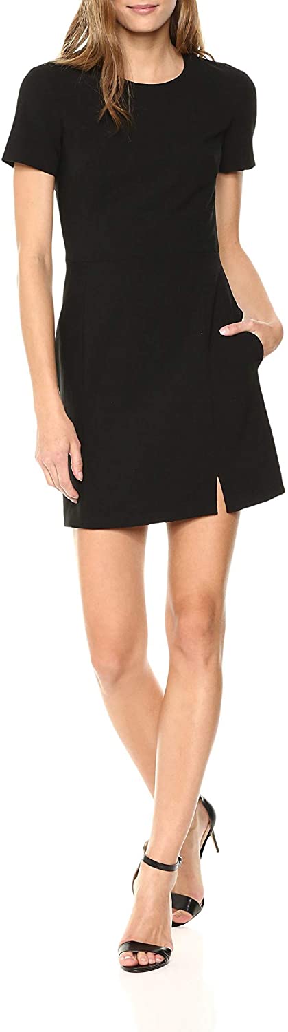 French Connection Women's Whisper Light Stretch Solid Mini Dress