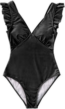 
                        
                          गैलरी व्यूवर में इमेज लोड करें, CUPSHE Women's One Piece Swimsuit V Neck Ruched Ruffle Shoulder Swimwear Bathing Suits
                        
                      