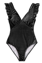 
                        
                          गैलरी व्यूवर में इमेज लोड करें, CUPSHE Women's One Piece Swimsuit V Neck Ruched Ruffle Shoulder Swimwear Bathing Suits
                        
                      