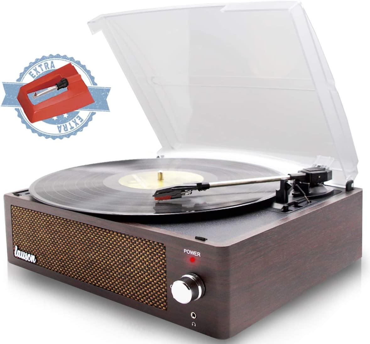 Record Player Turntable for Vinyl Records 3 Speed and USB Belt Driven Vinyl Record Player - JOY2ESpree