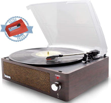 
                        
                          Muat gambar ke penampil Galeri, Record Player Turntable for Vinyl Records 3 Speed and USB Belt Driven Vinyl Record Player - JOY2ESpree
                        
                      